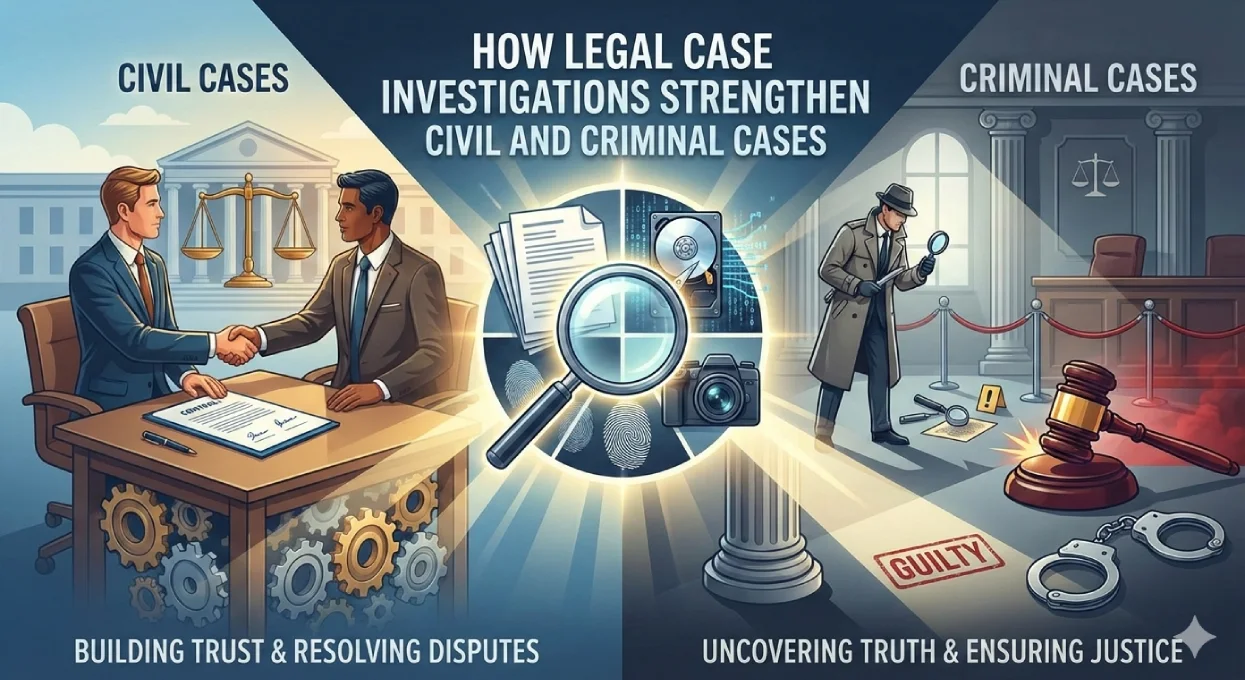 How Legal Case Investigations Strengthen Civil and Criminal Cases
